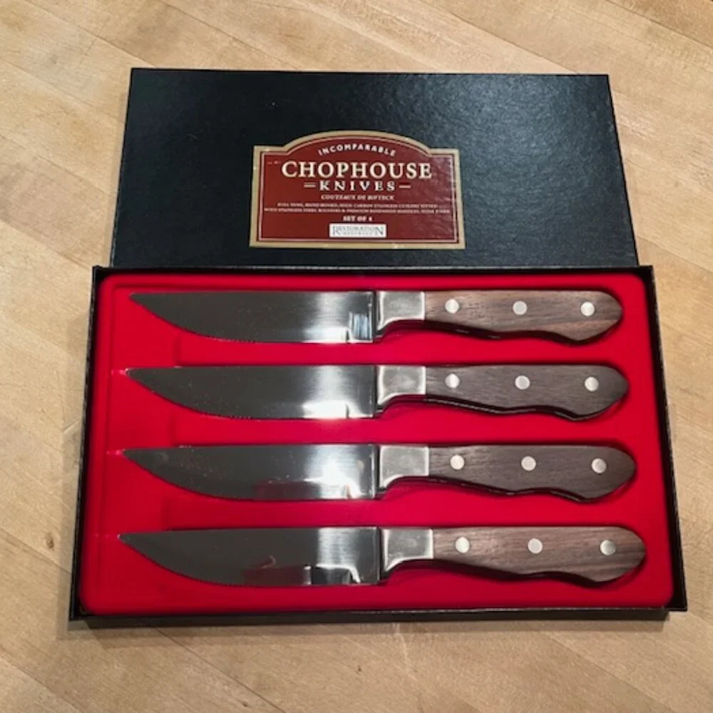 Restoration Hardware Chophouse Knives – new in box